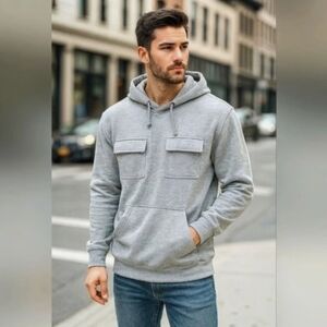 Gray Hooded Sweatshirt NwT S